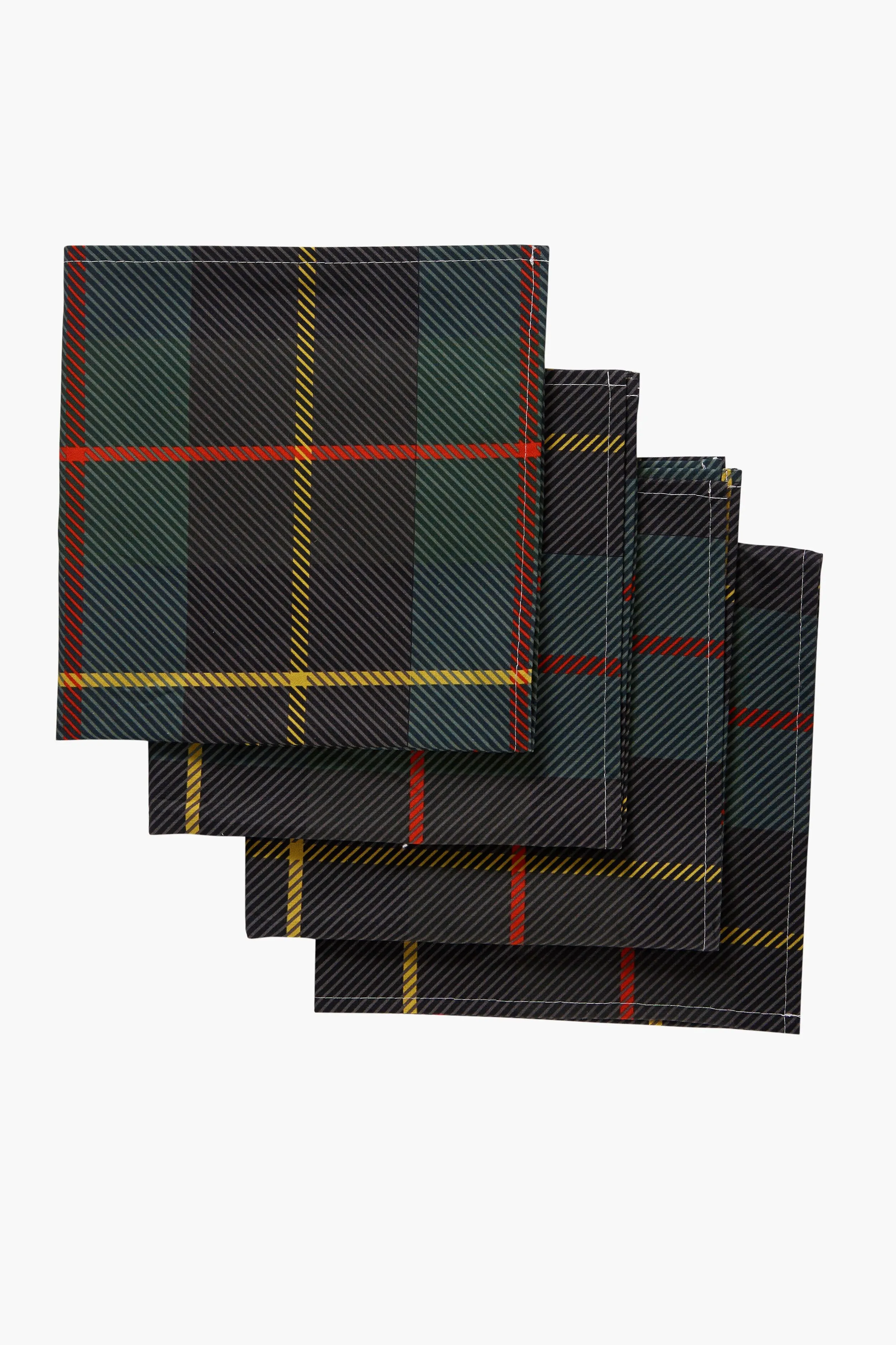 Green Plaid Napkins