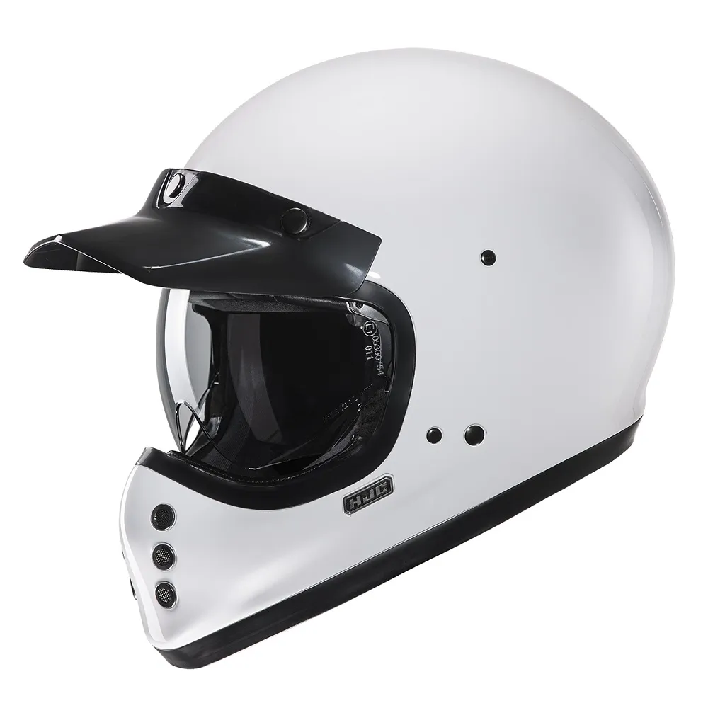 HJC V60 Plain Helmet - White