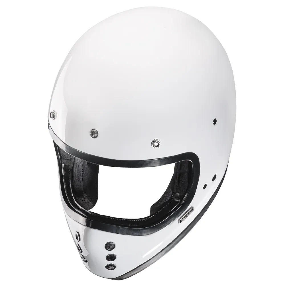 HJC V60 Plain Helmet - White