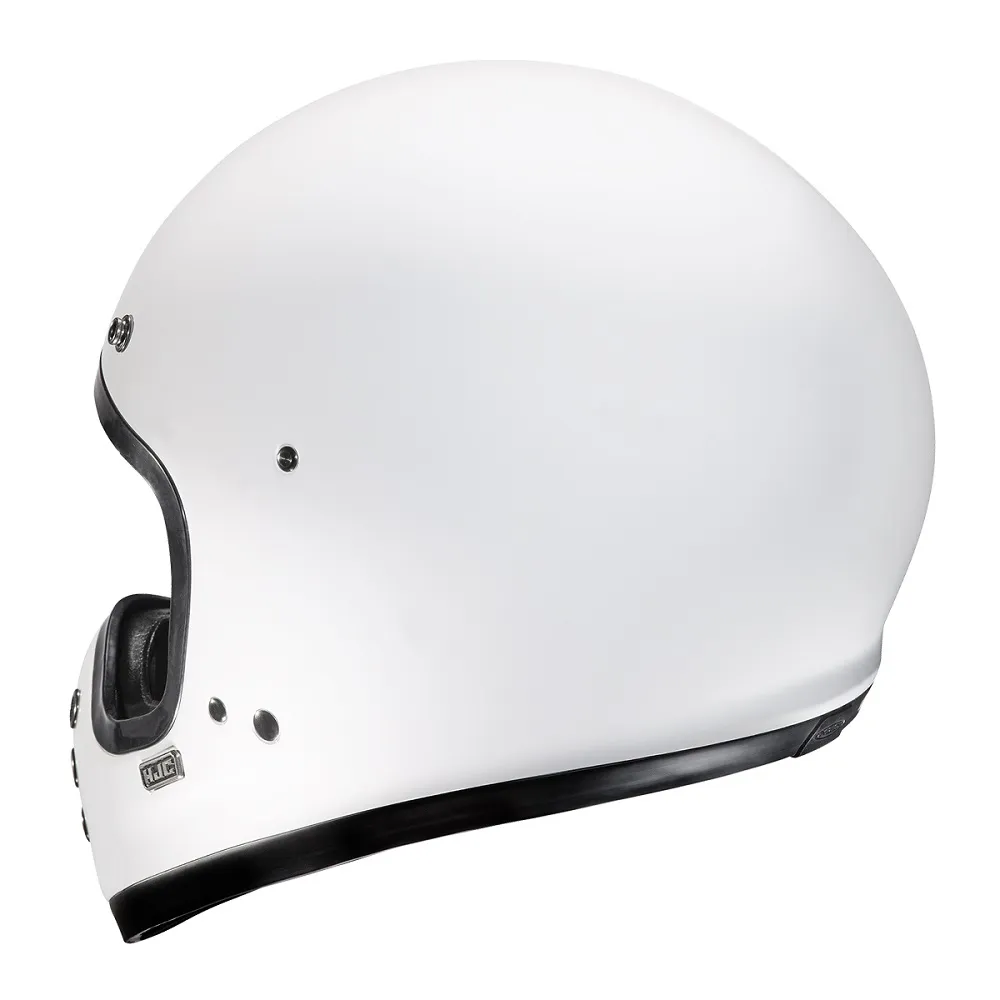 HJC V60 Plain Helmet - White