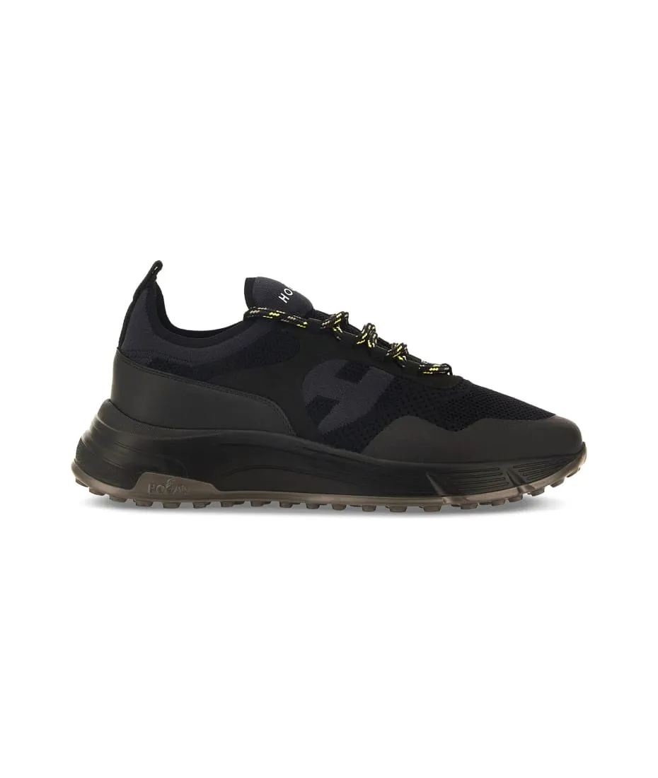 Hogan Hyperlight Knit Sneakers - Black