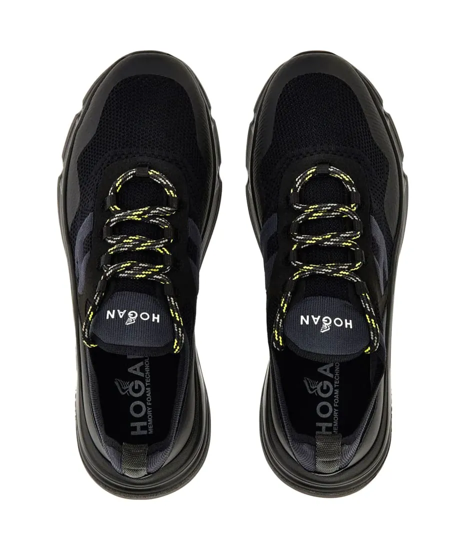 Hogan Hyperlight Knit Sneakers - Black