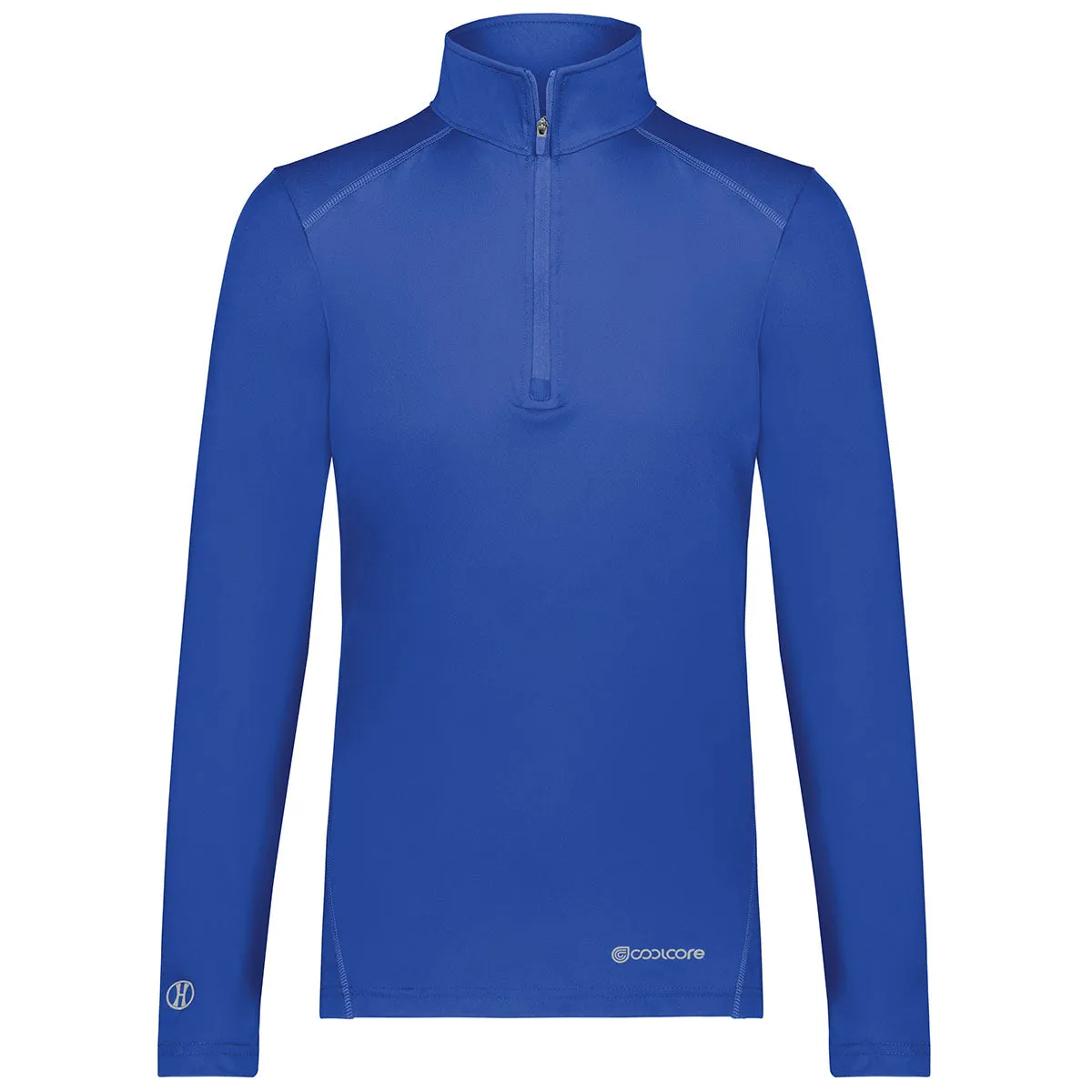 Holloway Women's Royal Coolcore 1/4 Zip Pullover