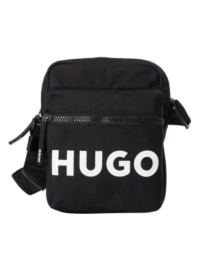 HUGO Ethon 2.0 Logo Cross Body Bag - Black