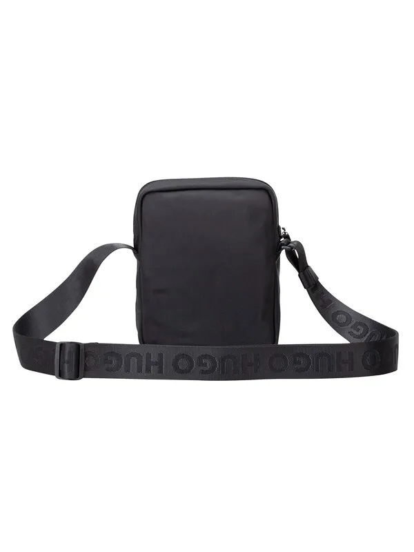 HUGO Ethon 2.0 Logo Cross Body Bag - Black