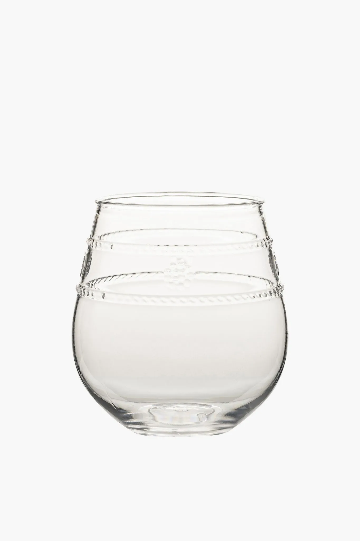 Isabella Acrylic Stemless Wine Glass Set Of 8