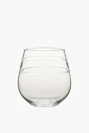 Isabella Acrylic Stemless Wine Glass Set Of 8