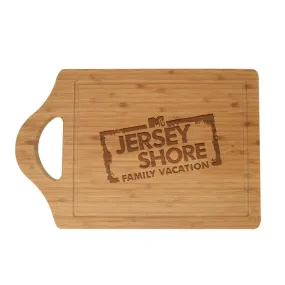 Jersey Shore Logo Laser Engraved Cutting Board