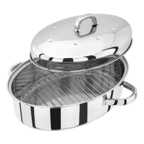 Judge Speciality Cookware Oval Roaster with Rack