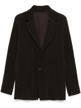 Kersey Pleats Jacket - Brown