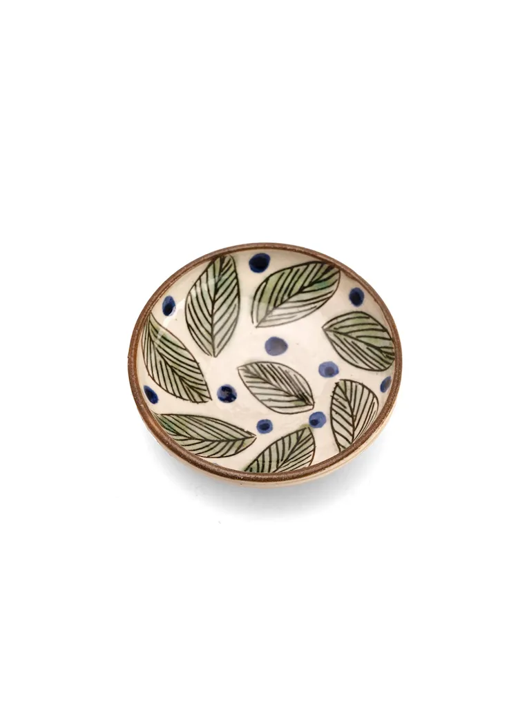 Kiliim | Leaves Mini Ceramic Plate