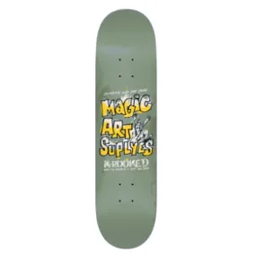 KROOKED SKATEBOARDS MAGIC ART SUPPLIES DECK 8.75