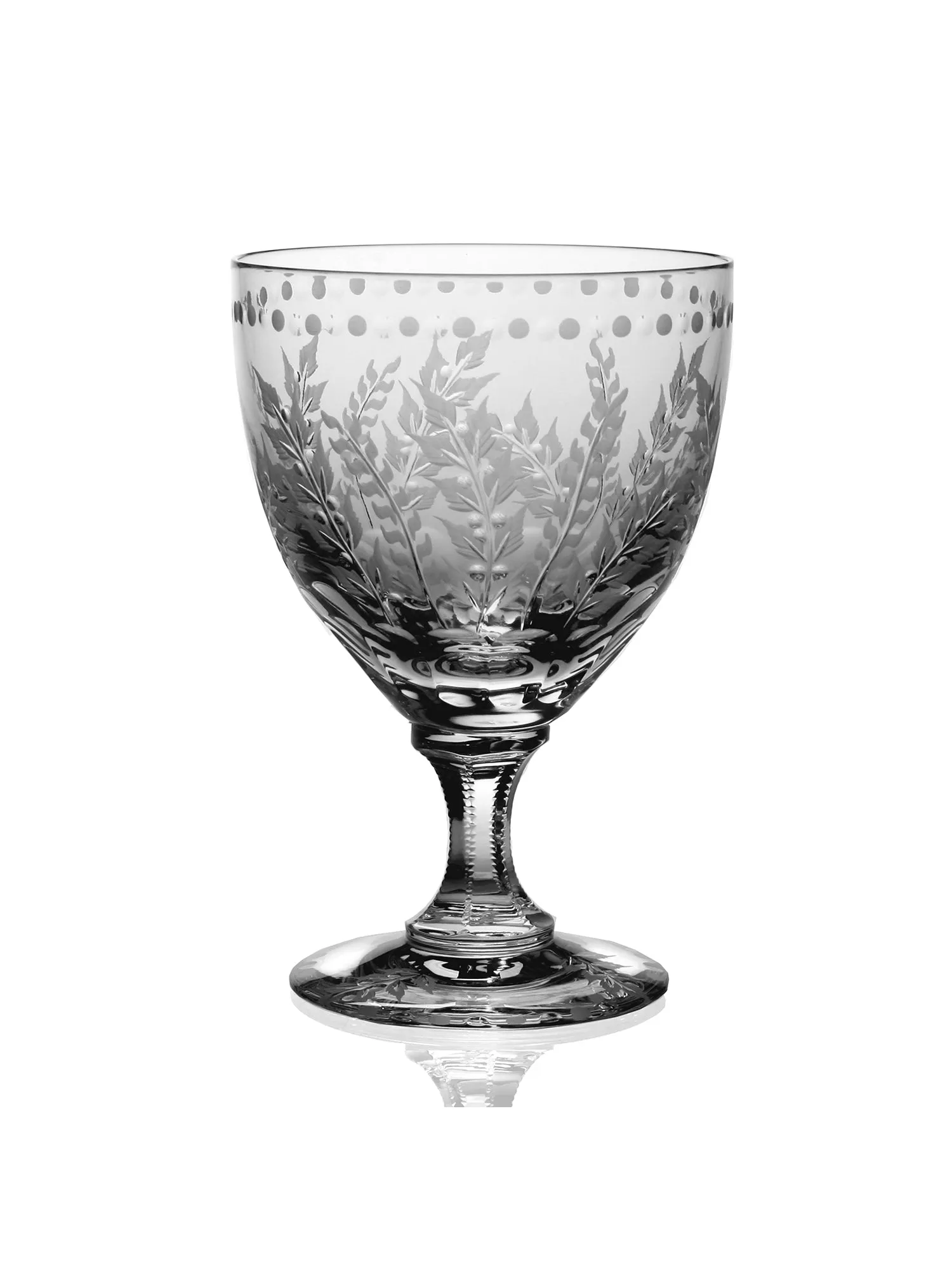 Large Fern Wine Glass