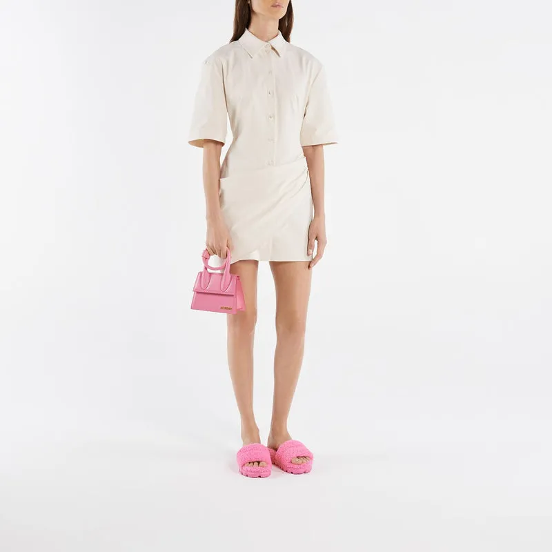 Le Chiquito Noeud Bag - Jacquemus -  Pink - Leather