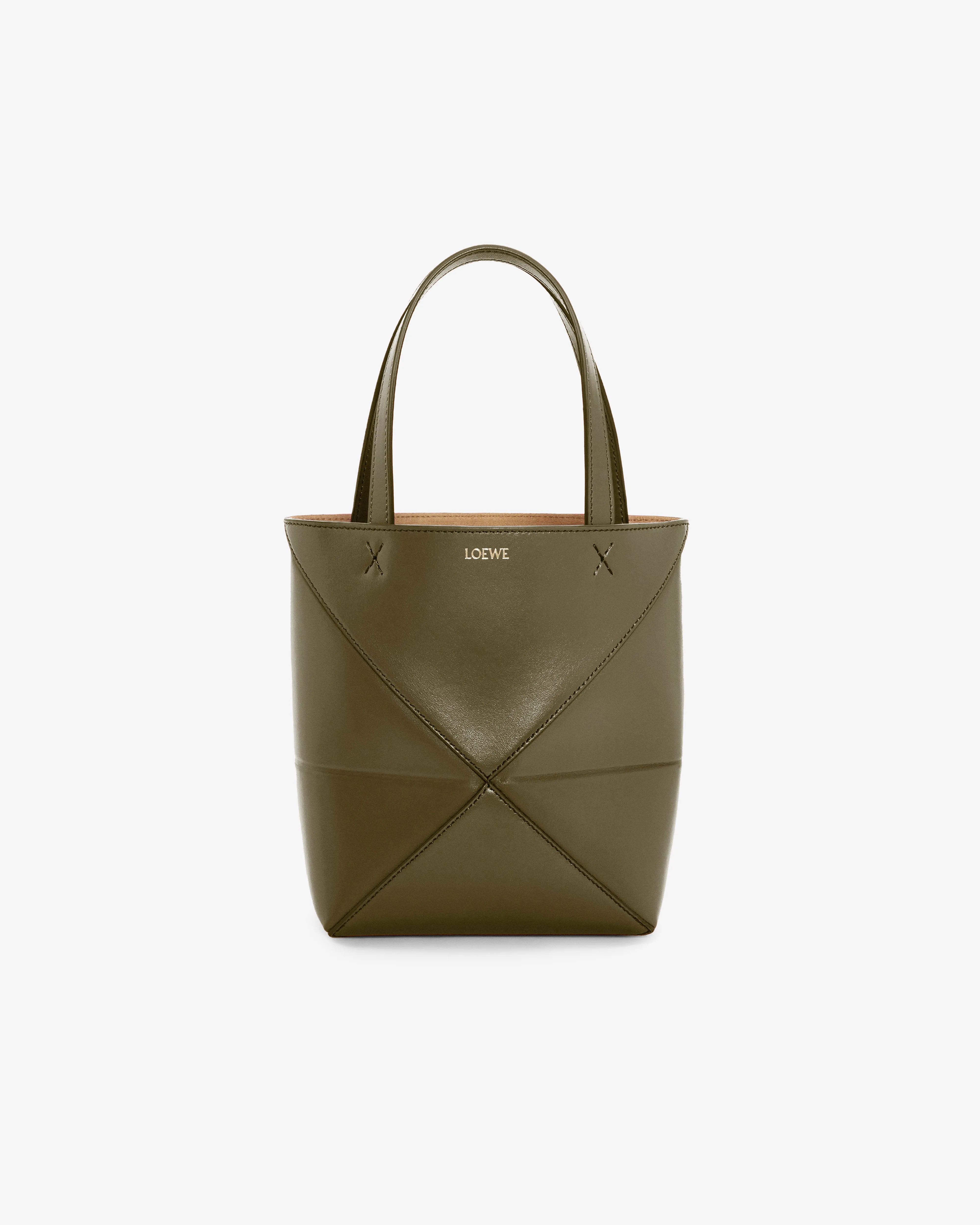 Loewe - Women’s Puzzle Fold Tote Mini - (Dark Khaki Green)