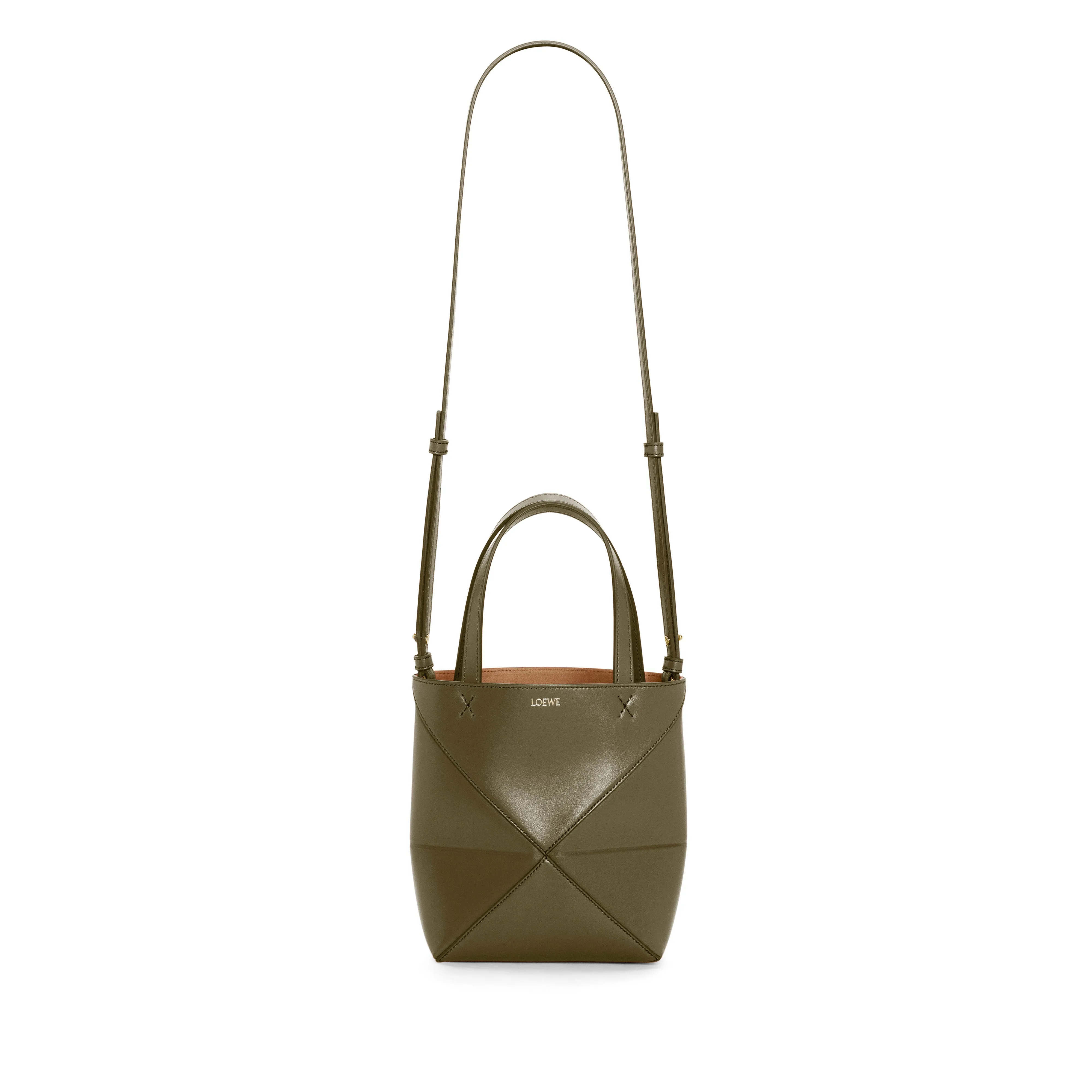 Loewe - Women’s Puzzle Fold Tote Mini - (Dark Khaki Green)