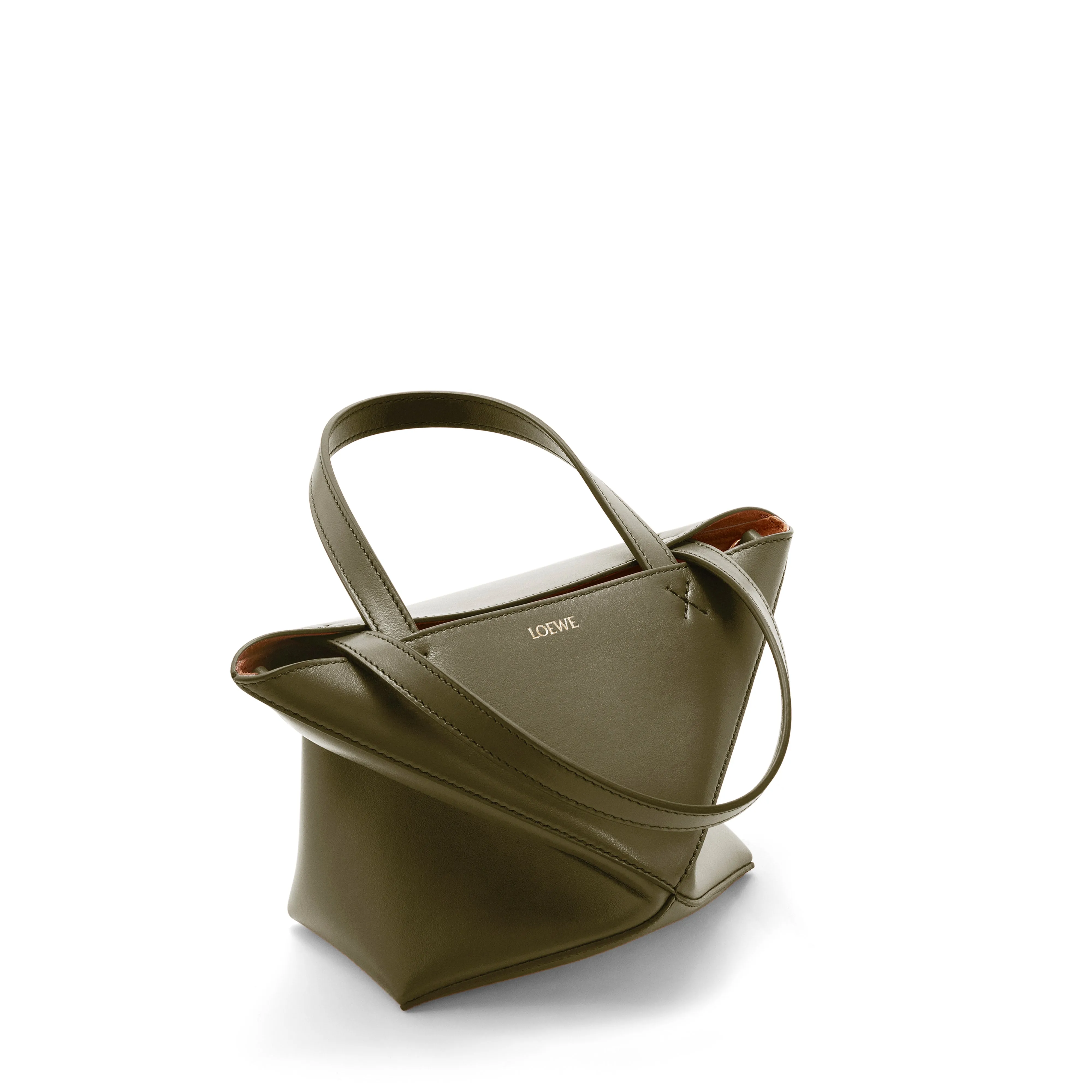 Loewe - Women’s Puzzle Fold Tote Mini - (Dark Khaki Green)