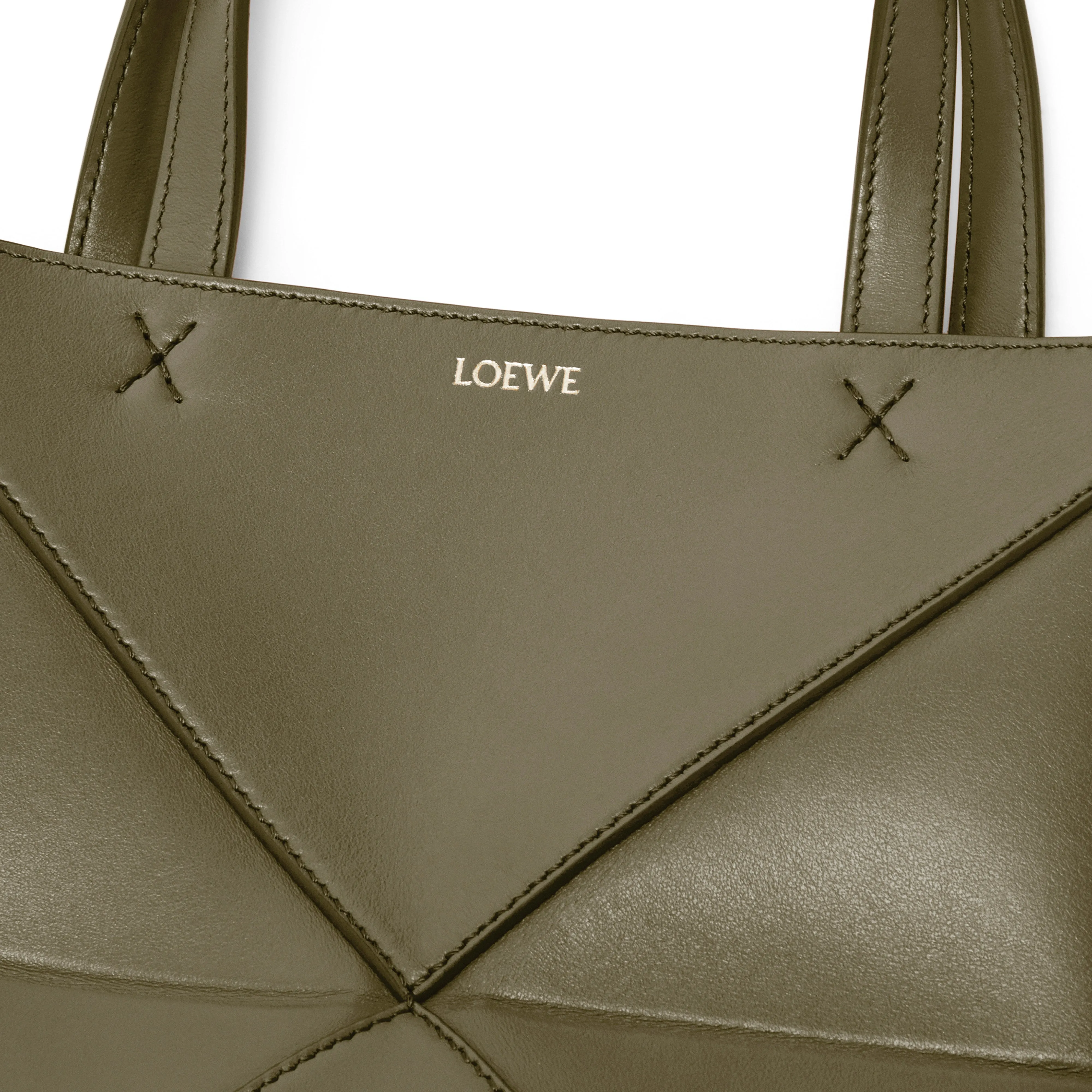 Loewe - Women’s Puzzle Fold Tote Mini - (Dark Khaki Green)