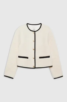 LOGAN JACKET IVORY - ANINE BING