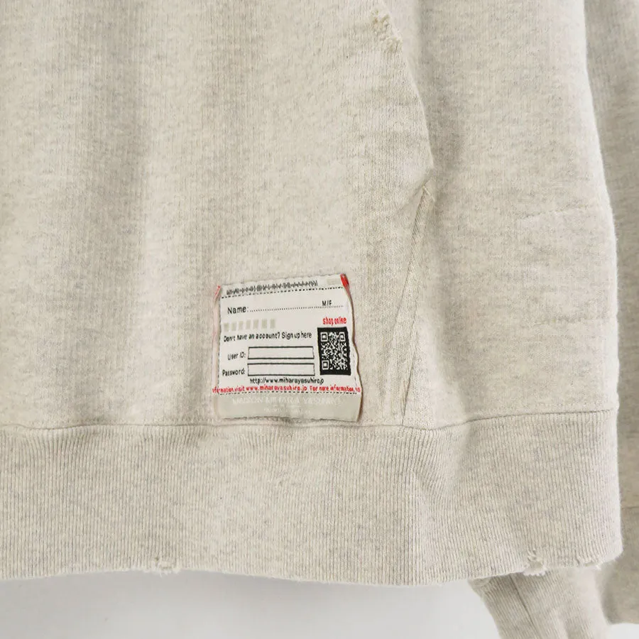 【Maison MIHARA YASUHIRO】LAYERED PULLOVER A13PO582