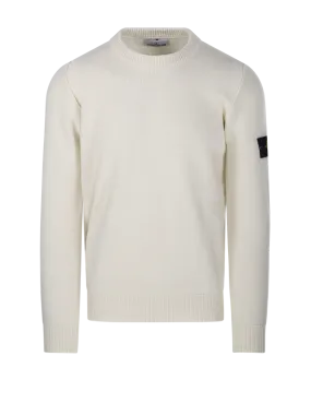 MEN STONE ISLAND NUDE WOOL PULLOVER