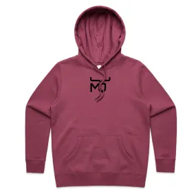 MJ Ladies Colour Hoodie Berry