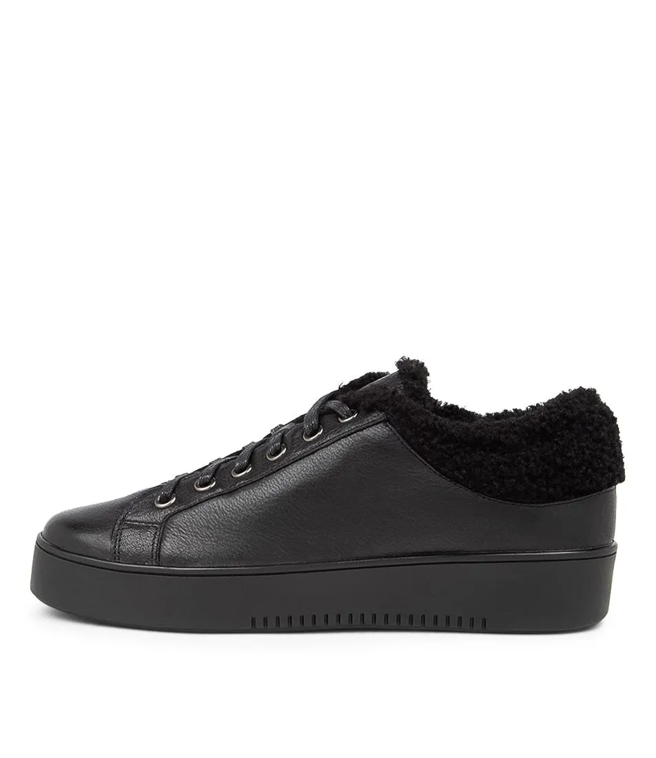 MOLLINI Lazen Black Leather Sneakers Bs