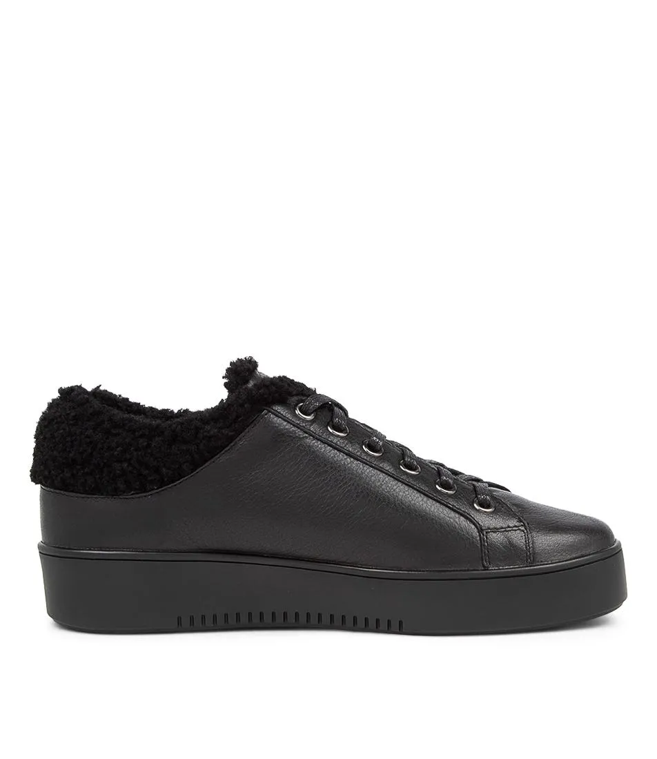 MOLLINI Lazen Black Leather Sneakers Bs