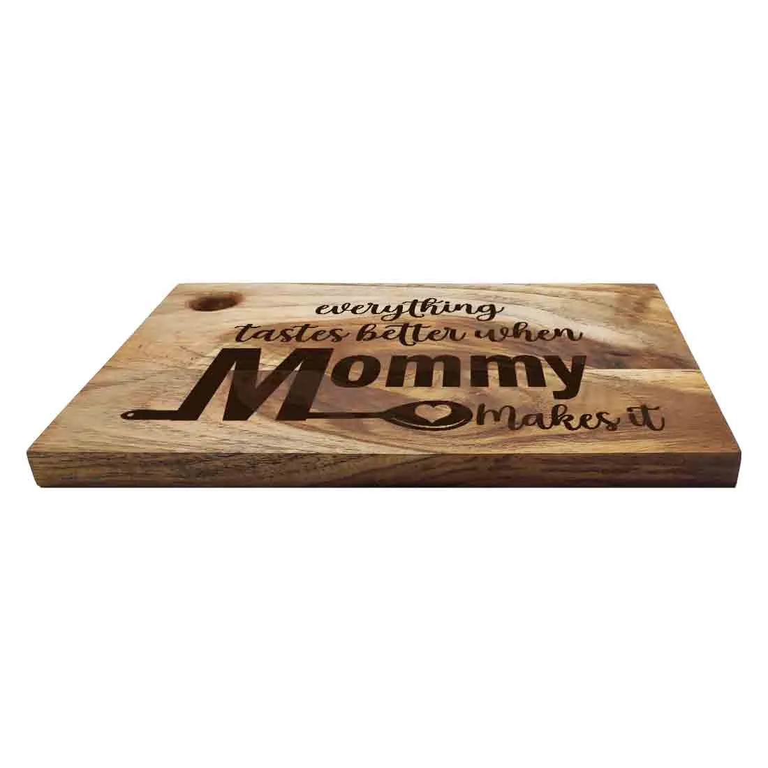 Mother s Day Gift for Mom Unique Engraved Cutting Board Vegetable Chopping Stand - Mommy