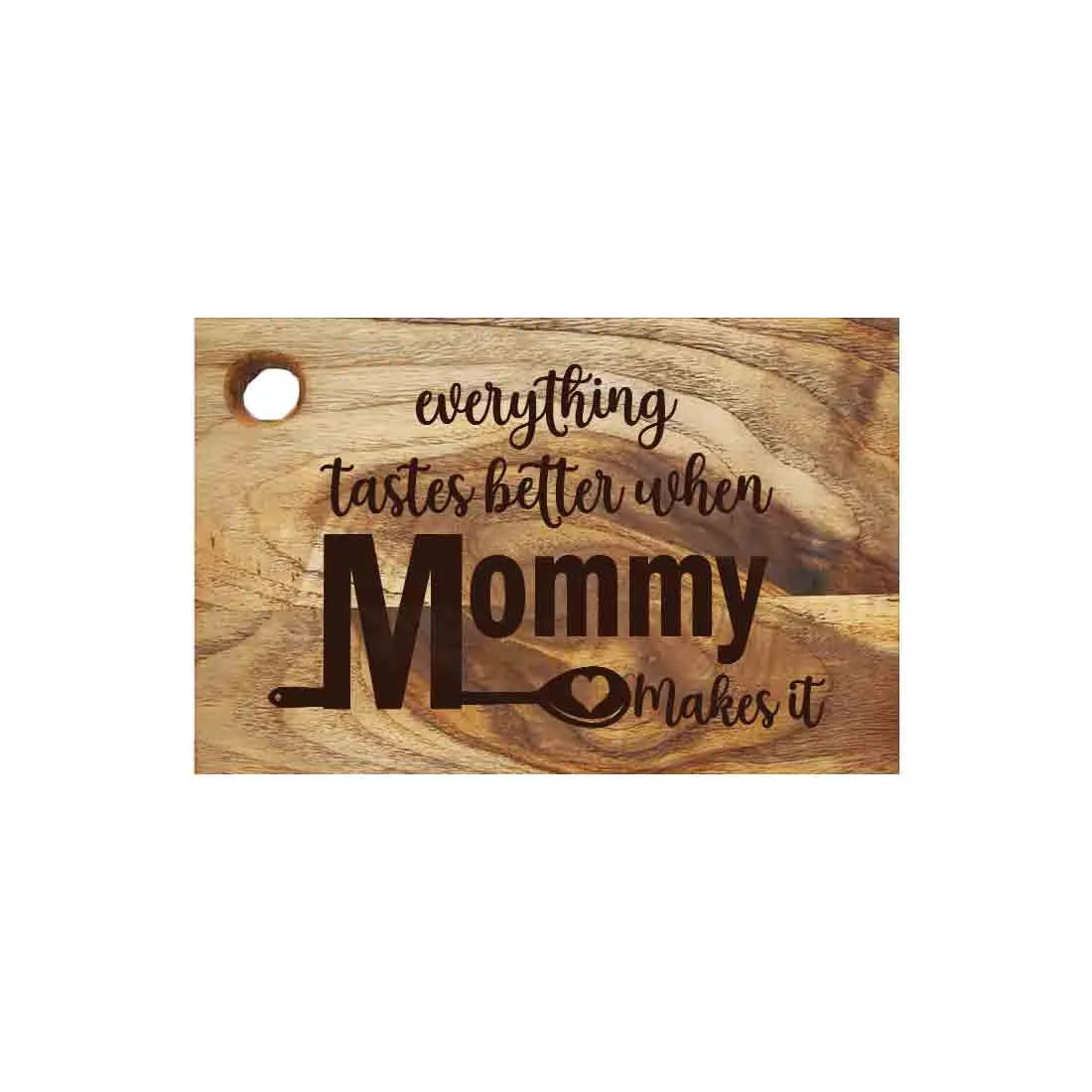 Mother s Day Gift for Mom Unique Engraved Cutting Board Vegetable Chopping Stand - Mommy