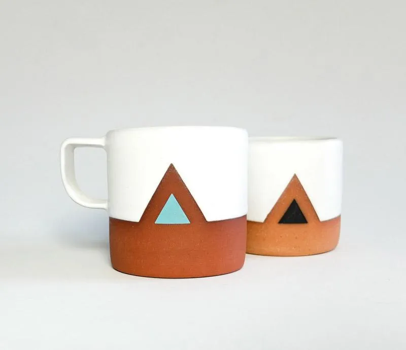 Mountain Mug - Black/White