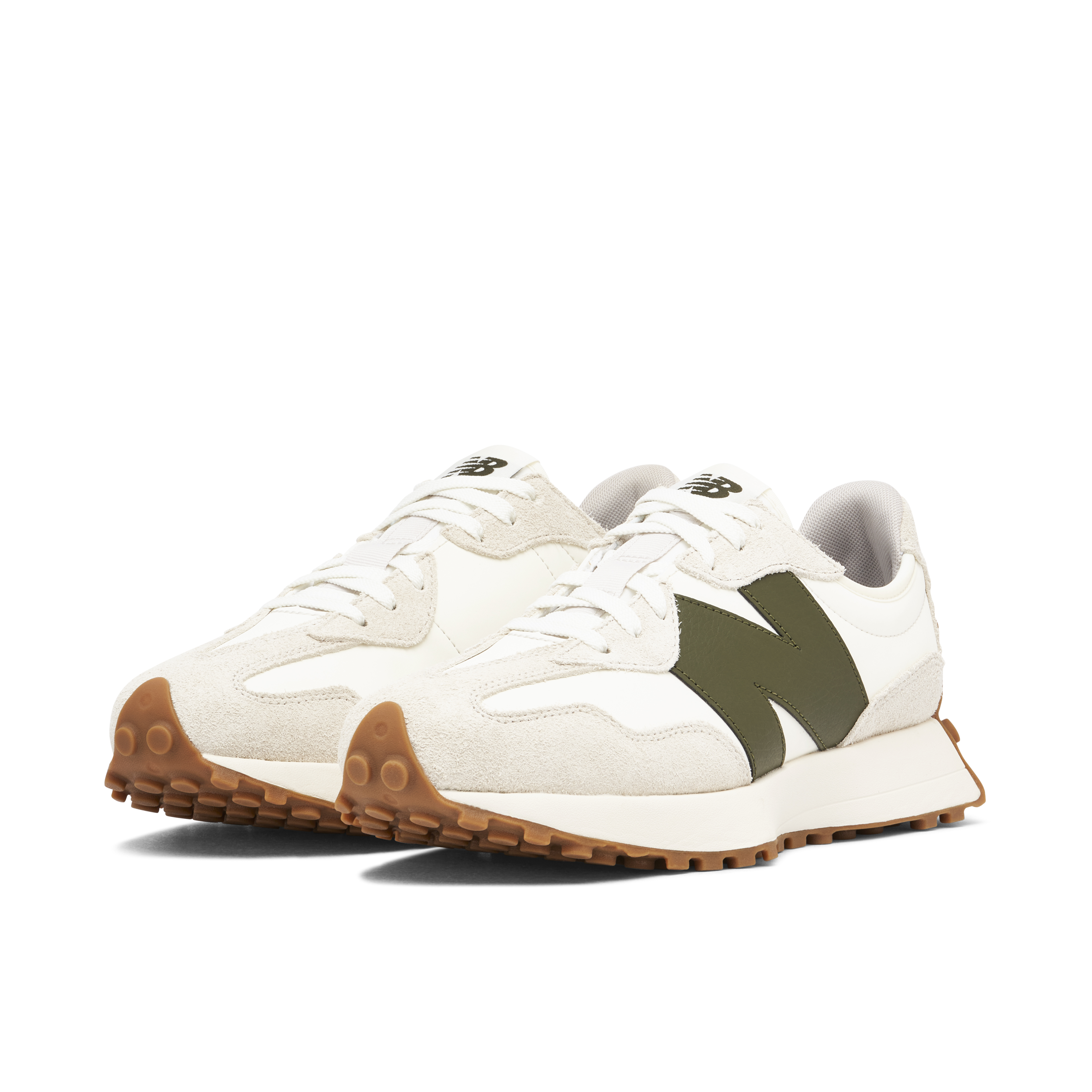 New Balance 327 Moonbeam Oak Leaf Green | MS327ASN | Laced