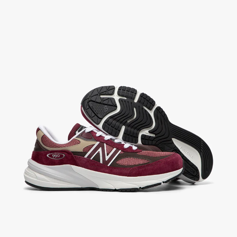 New Balance MADE in USA U990BT6 Burgundy / Tan