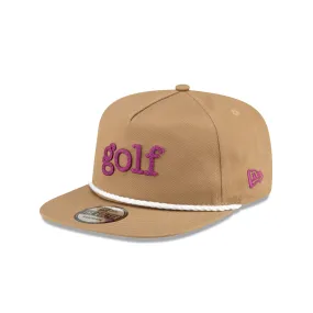 New Era Golf Tan Golfer Hat