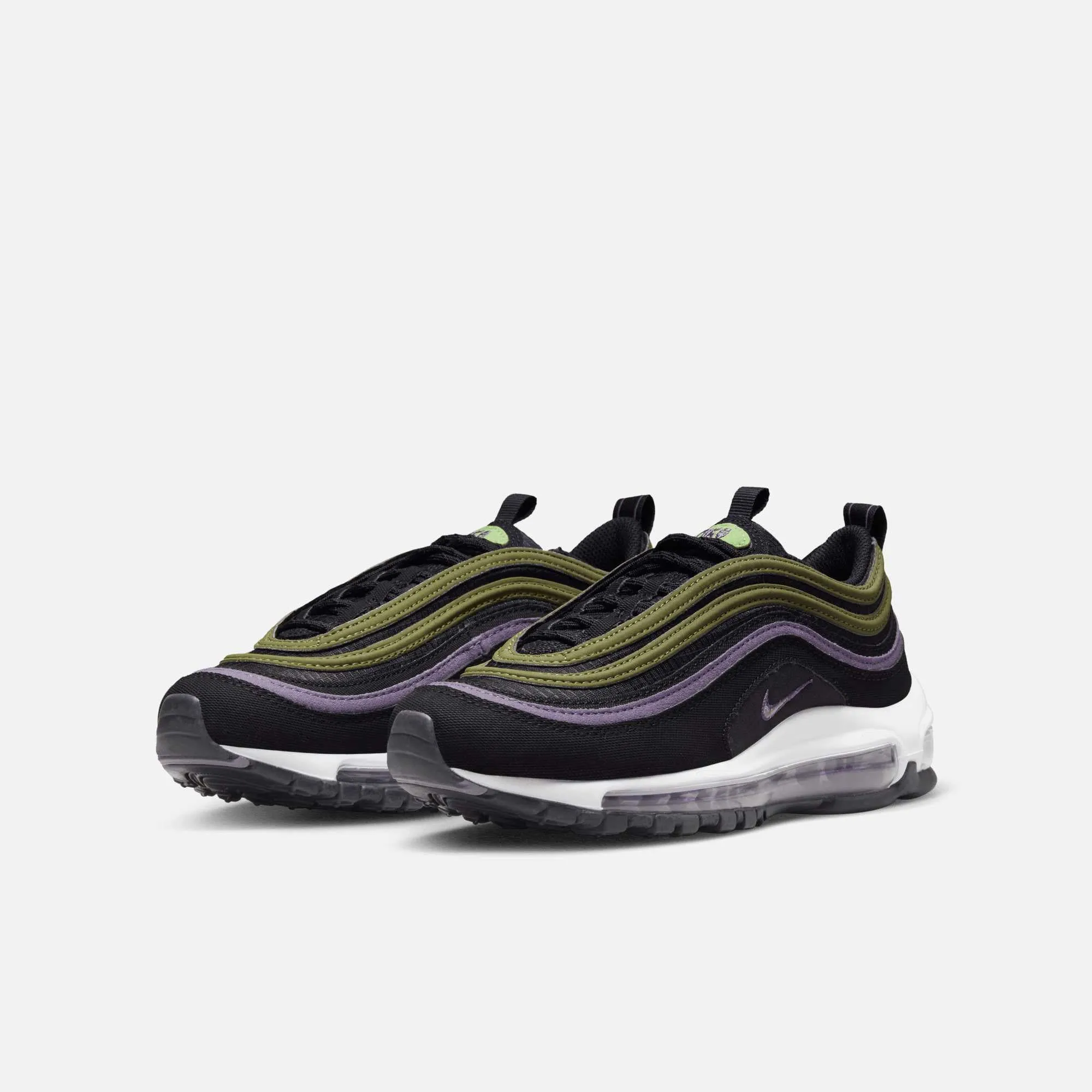 Nike Air Max 97 (GS) Black Purple Green