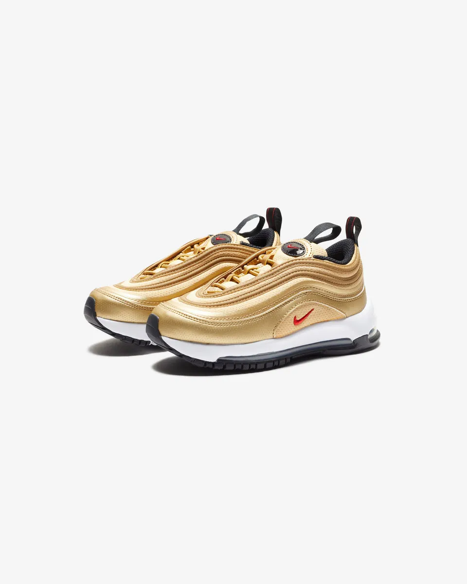 NIKE PS AIR MAX 97 - METALLICGOLD/ UNIVERSITYRED/ BLACK/ WHITE