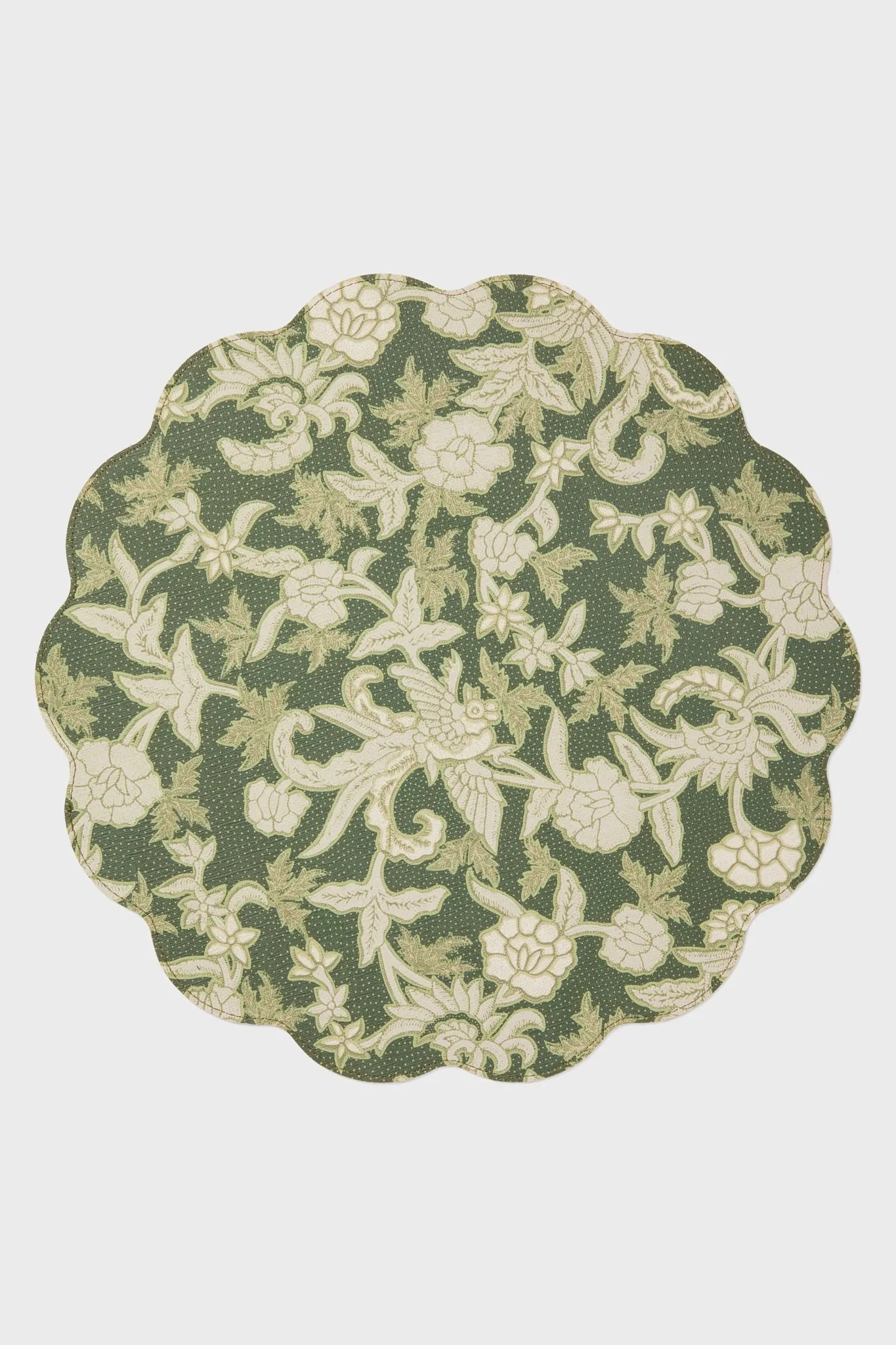 Oak Meadow and Damask Reversible Wipeable Placemats Set of 4