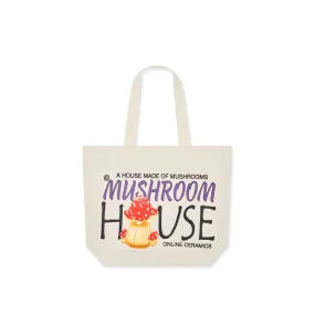 Online Ceramics - A House Made Of Mushrooms Tote - (Natural)