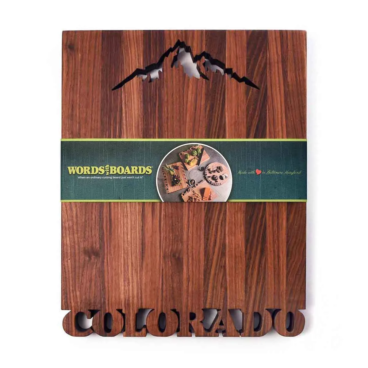 Personalized Cutting Board ~ Mountain View