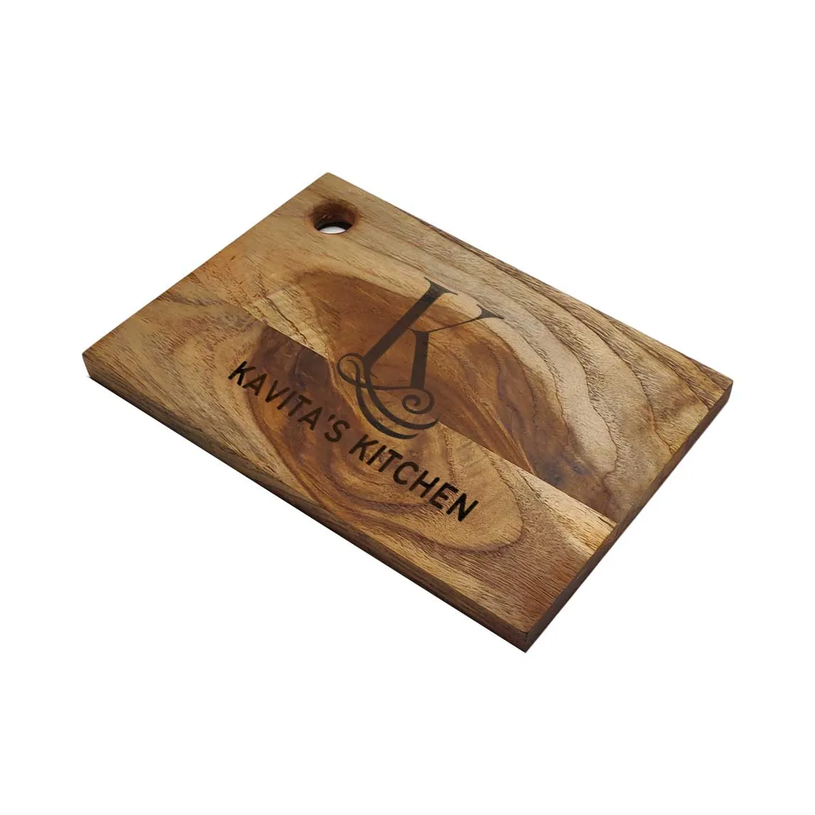 Personalized Cutting Board Wooden Vegetable Chopping Stand-Add Your Name