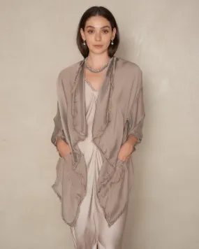 Pewter Privee Chiffon Jacket