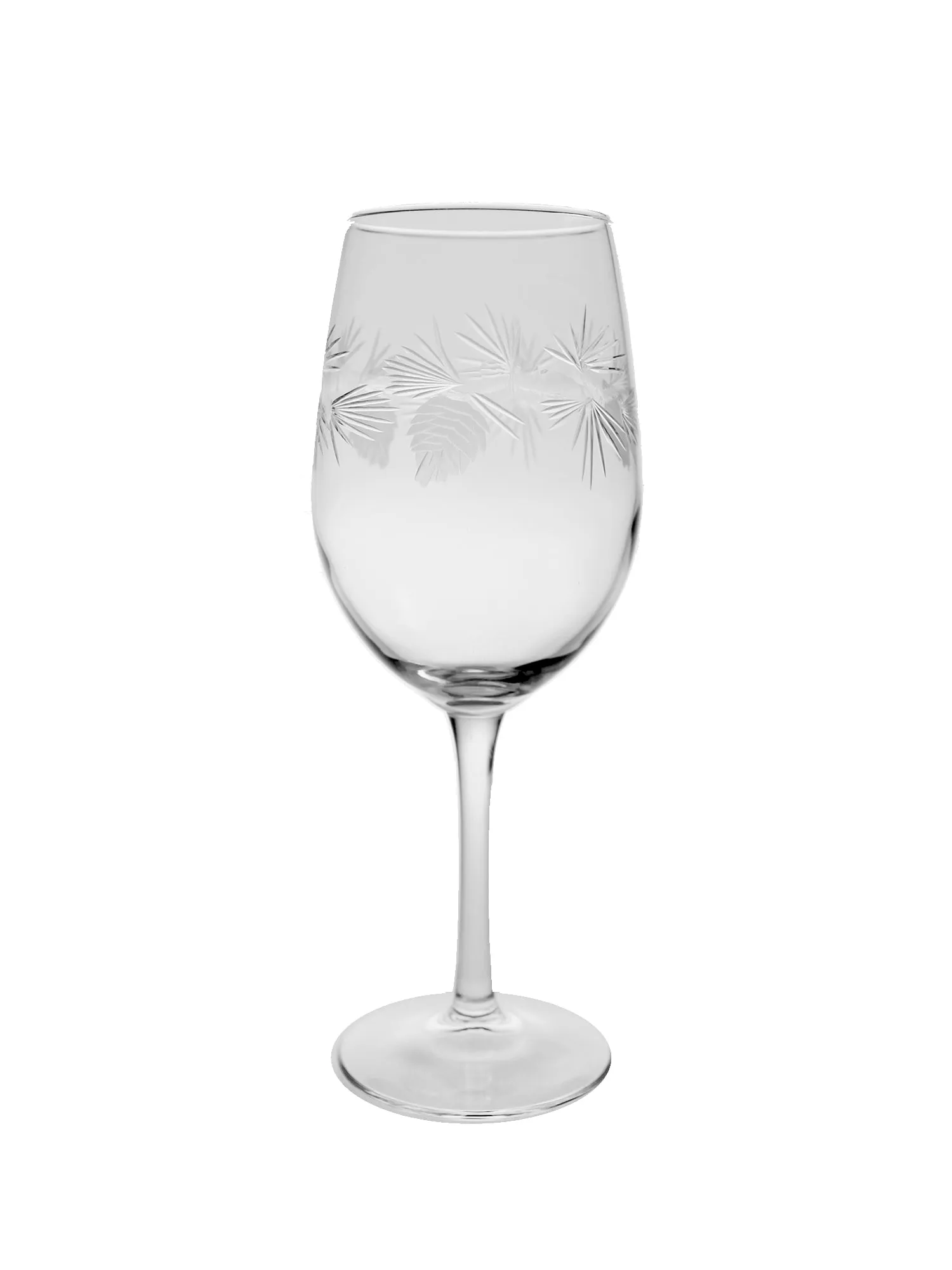 Pine Cone White Wine Glass