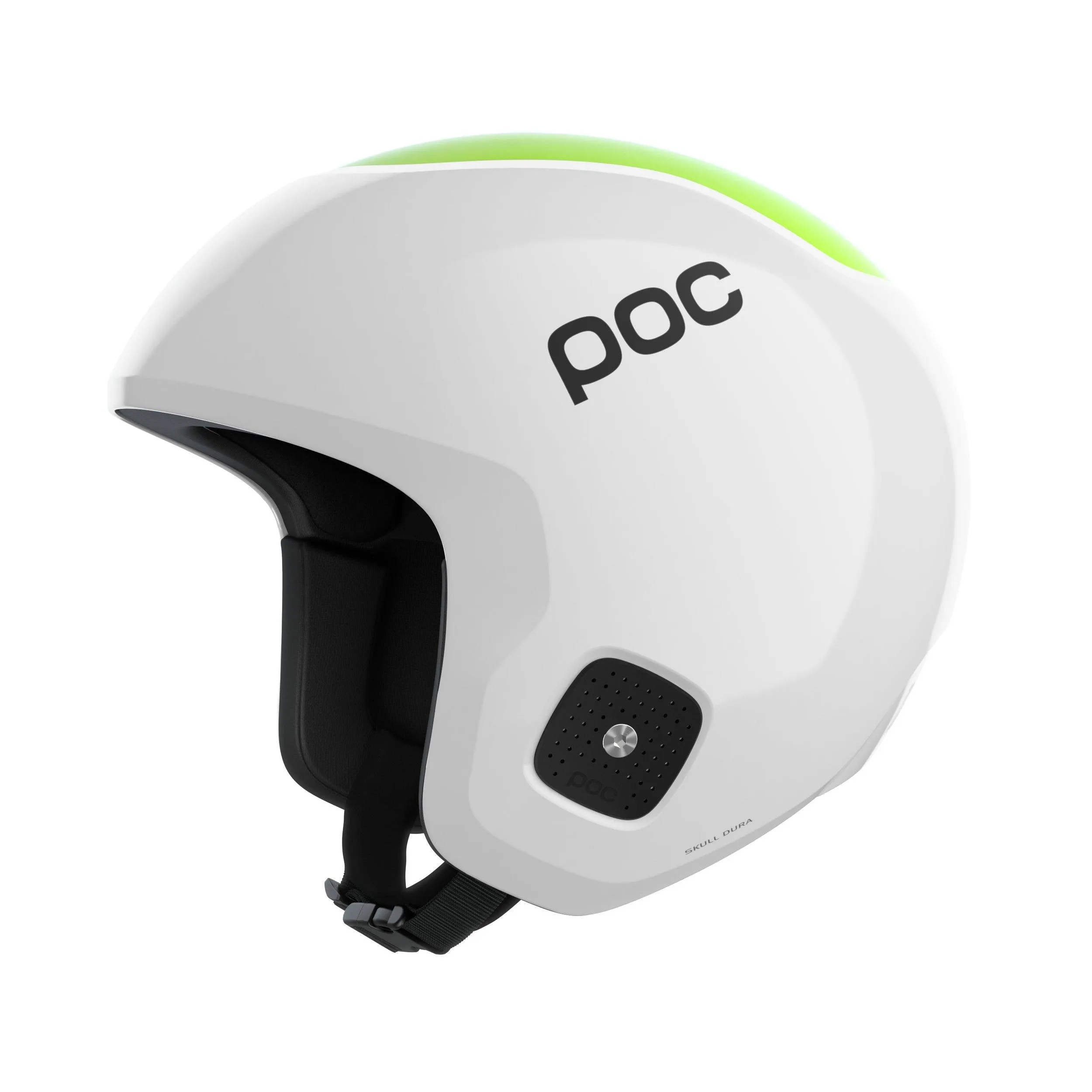 POC Skull Dura Junior White Green | Ski Race Equipment UK