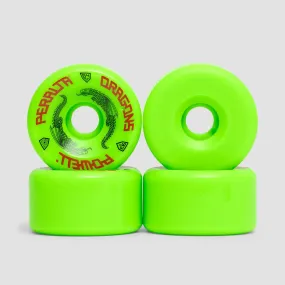 Powell Peralta Dragon Formula 93A Skateboard Wheels Green 64x36mm