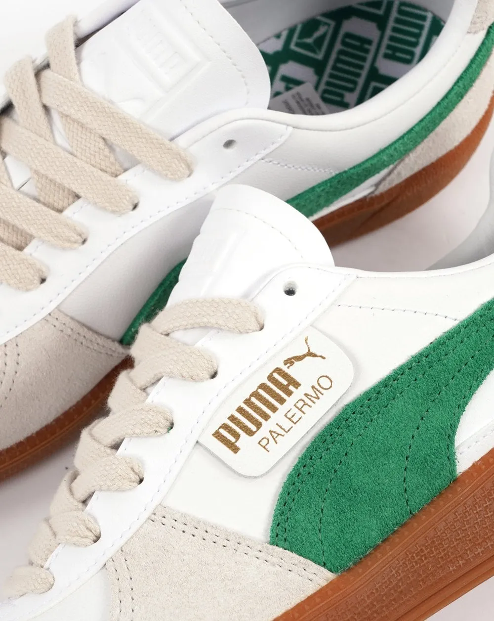 Puma Palermo Leather Trainer White / Green