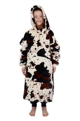 PURE WESTERN KIDS PW COW SNUGGLE HOODIE