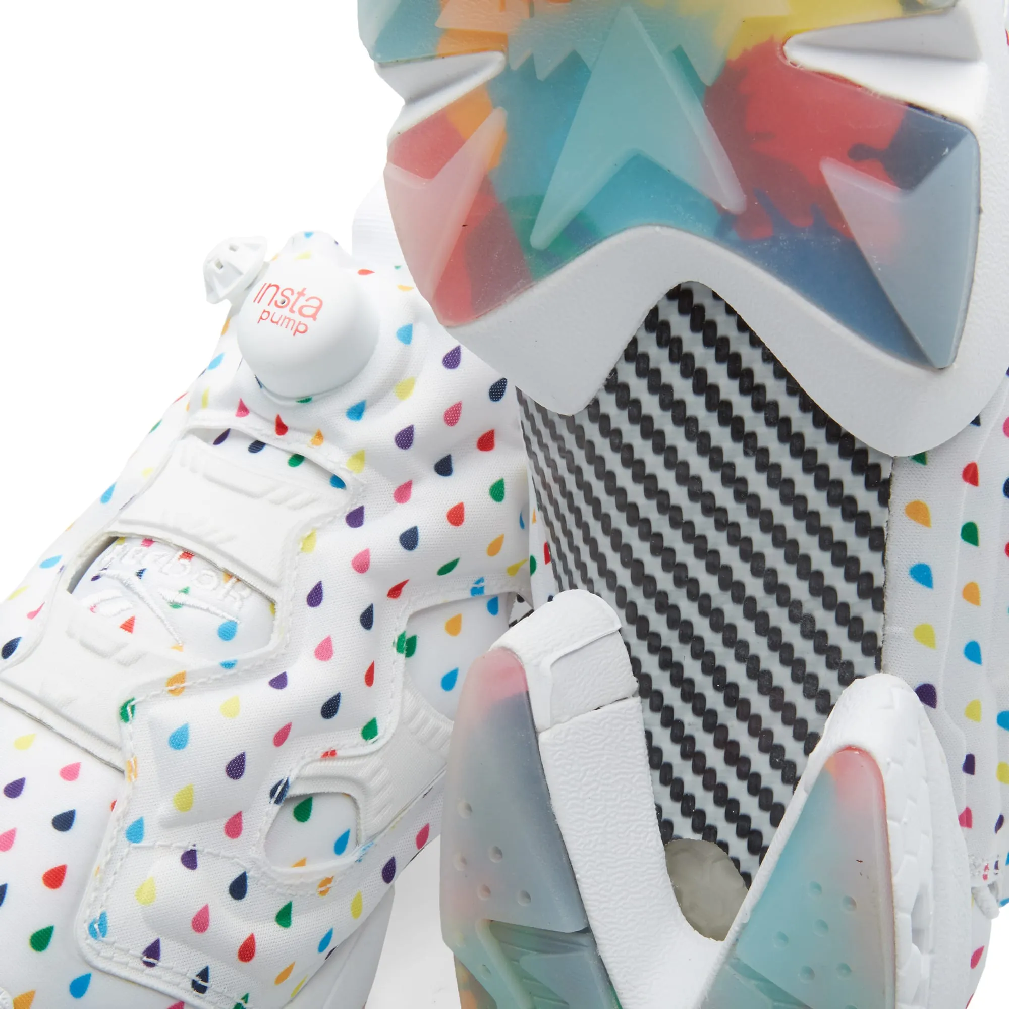 Reebok Instapump Fury OGWhite & Rainbow