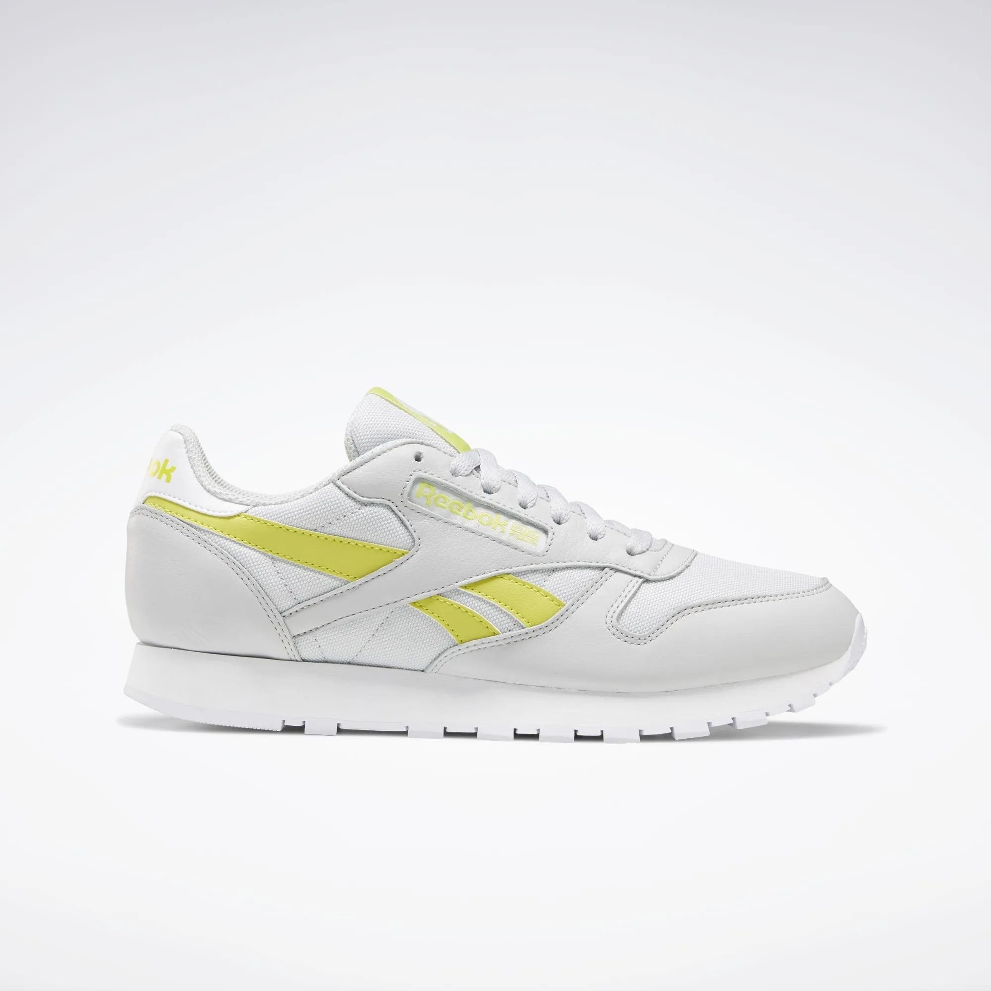 Reebok Leather Classic White Yellow