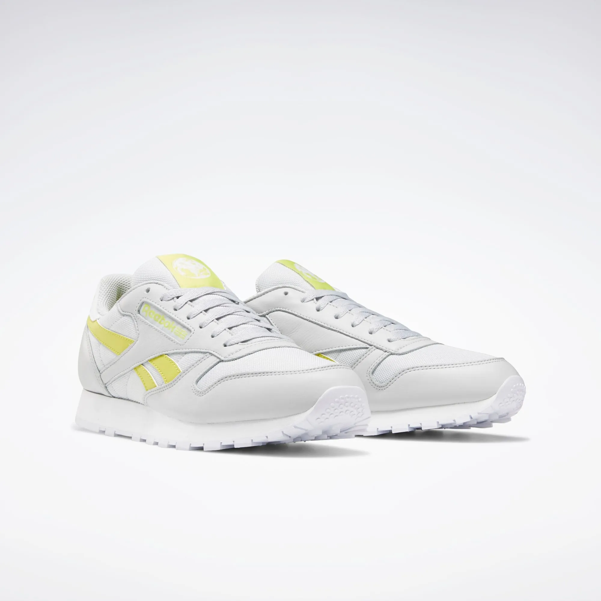 Reebok Leather Classic White Yellow