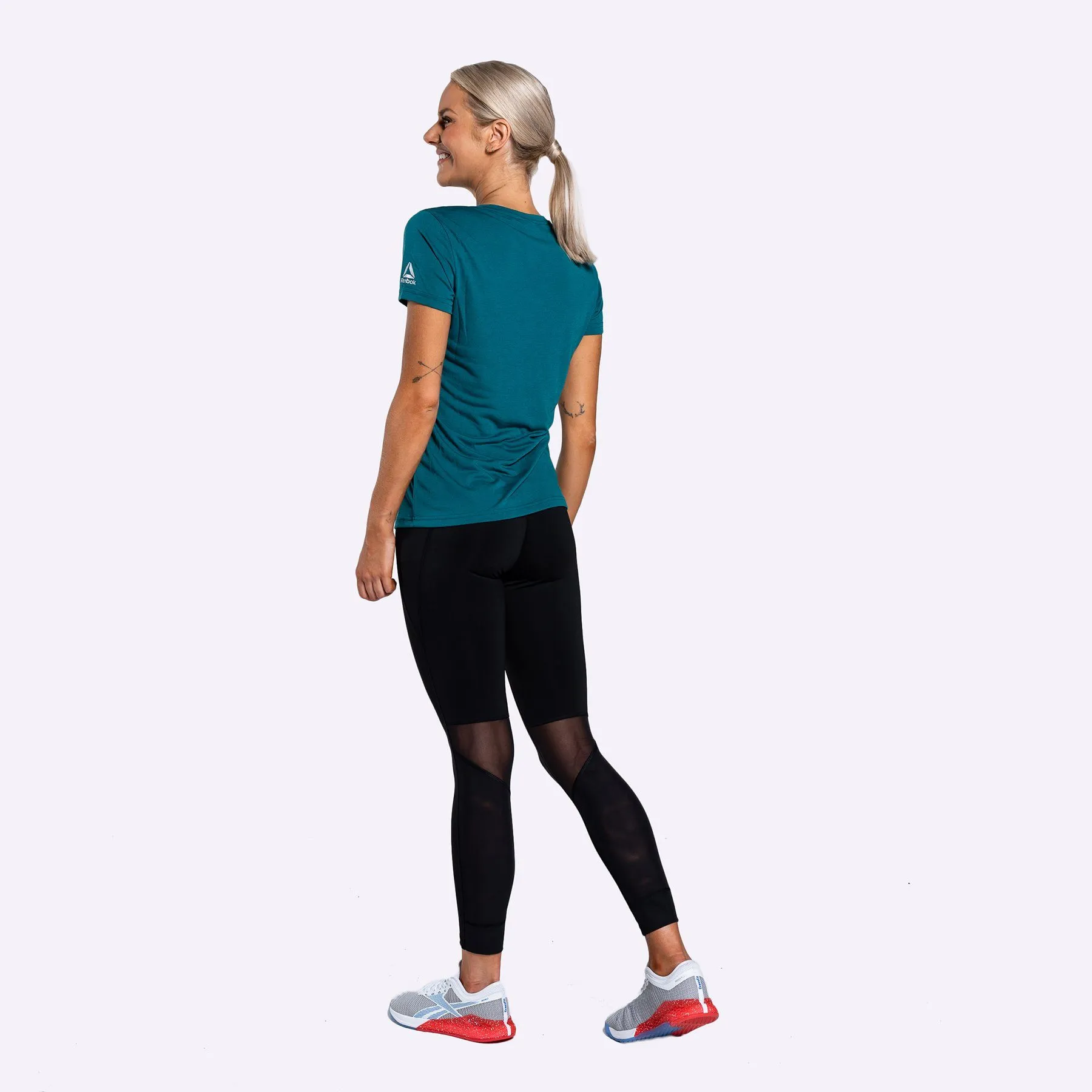 Reebok - Women's CrossFit Tee - HERITAGE TEAL